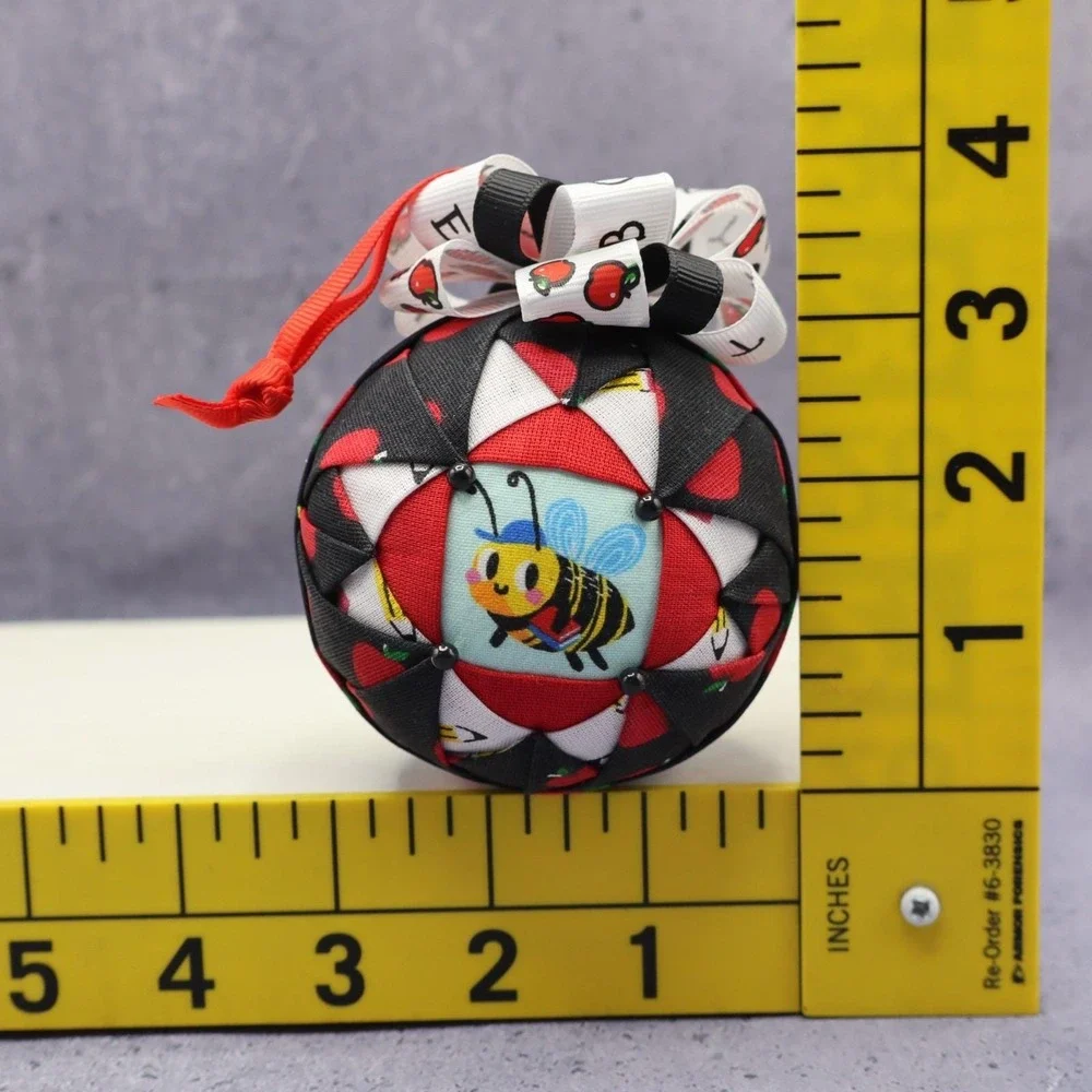 Bee School Teacher Christmas Tree Ornament 3